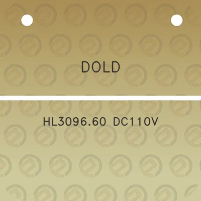 dold-hl309660-dc110v