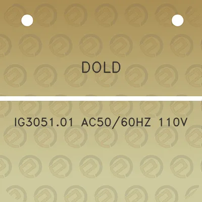 dold-ig305101-ac5060hz-110v