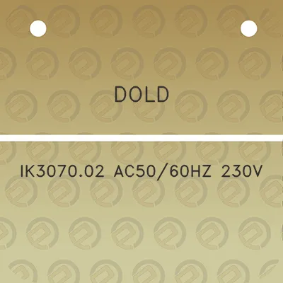 dold-ik307002-ac5060hz-230v