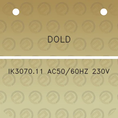 dold-ik307011-ac5060hz-230v