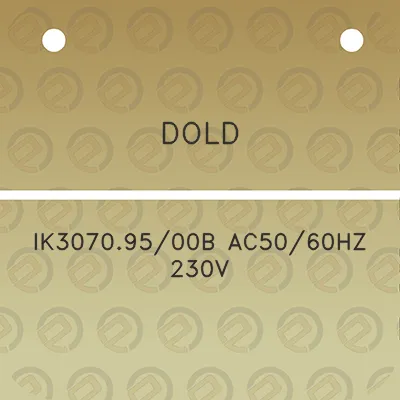 dold-ik30709500b-ac5060hz-230v