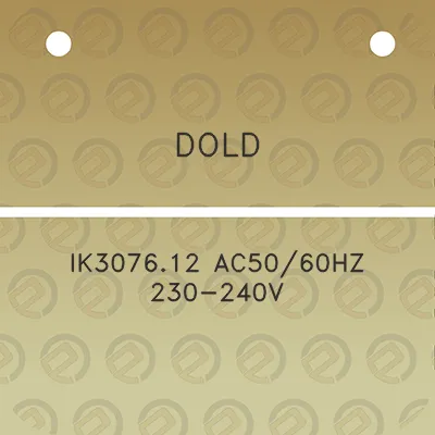 dold-ik307612-ac5060hz-230-240v