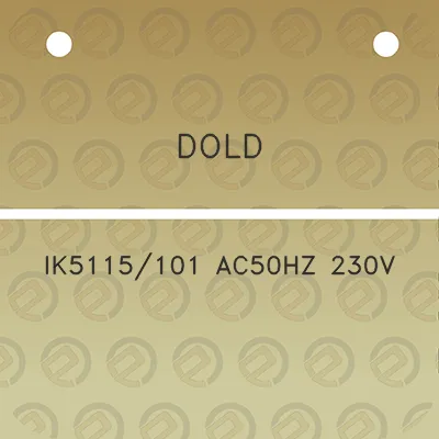 dold-ik5115101-ac50hz-230v