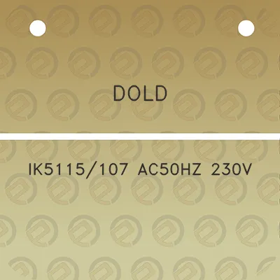 dold-ik5115107-ac50hz-230v