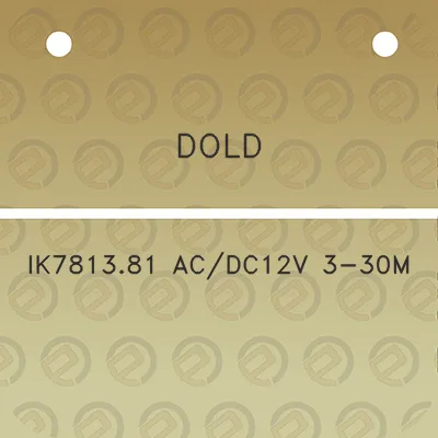 dold-ik781381-acdc12v-3-30m