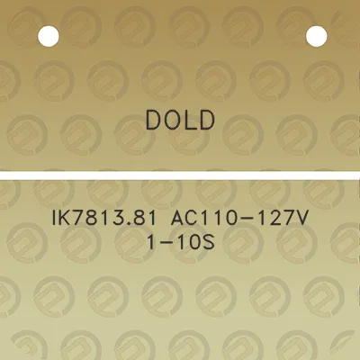 dold-ik781381-ac110-127v-1-10s