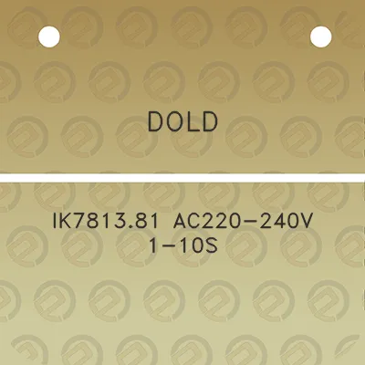 dold-ik781381-ac220-240v-1-10s