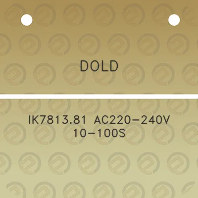 dold-ik781381-ac220-240v-10-100s