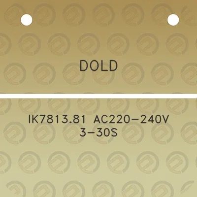 dold-ik781381-ac220-240v-3-30s