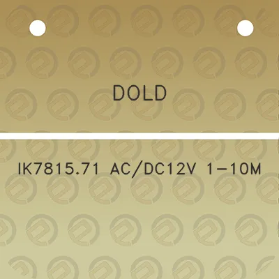 dold-ik781571-acdc12v-1-10m