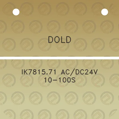 dold-ik781571-acdc24v-10-100s