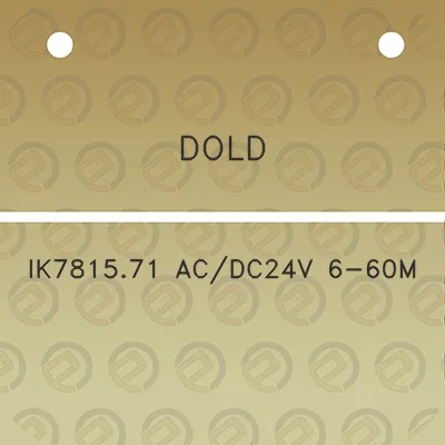 dold-ik781571-acdc24v-6-60m