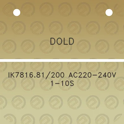 dold-ik781681200-ac220-240v-1-10s