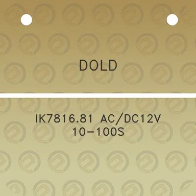 dold-ik781681-acdc12v-10-100s