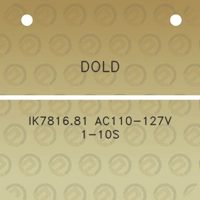 dold-ik781681-ac110-127v-1-10s