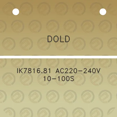 dold-ik781681-ac220-240v-10-100s