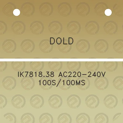 dold-ik781838-ac220-240v-100s100ms