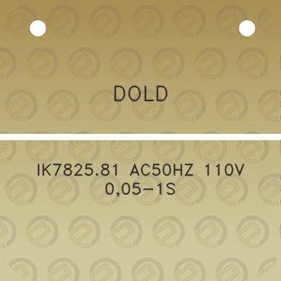 dold-ik782581-ac50hz-110v-005-1s