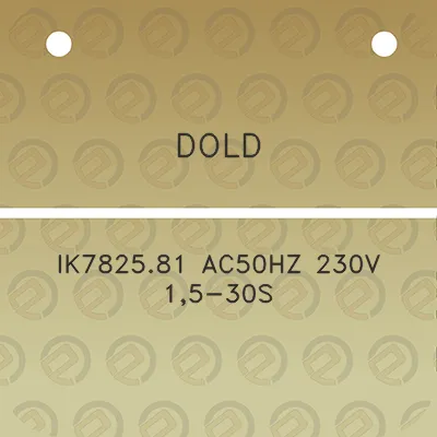 dold-ik782581-ac50hz-230v-15-30s