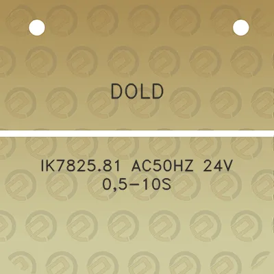 dold-ik782581-ac50hz-24v-05-10s