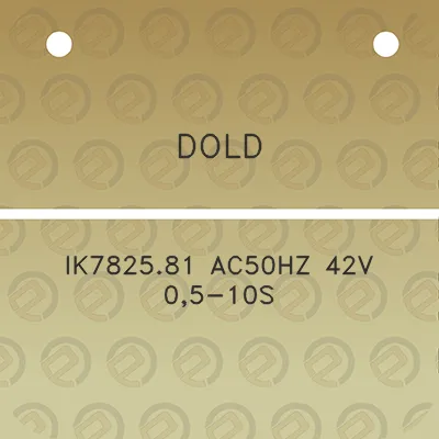 dold-ik782581-ac50hz-42v-05-10s