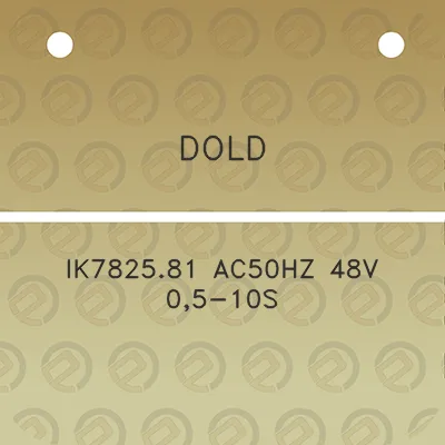 dold-ik782581-ac50hz-48v-05-10s