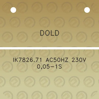 dold-ik782671-ac50hz-230v-005-1s