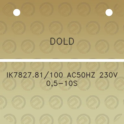 dold-ik782781100-ac50hz-230v-05-10s