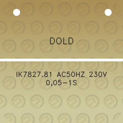 dold-ik782781-ac50hz-230v-005-1s