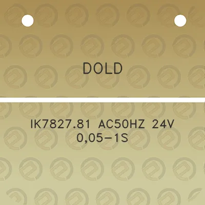 dold-ik782781-ac50hz-24v-005-1s