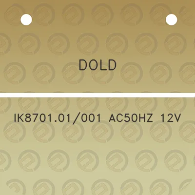 dold-ik870101001-ac50hz-12v