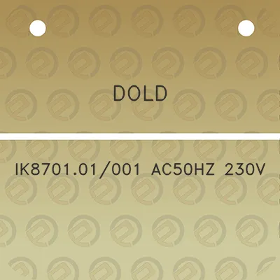 dold-ik870101001-ac50hz-230v