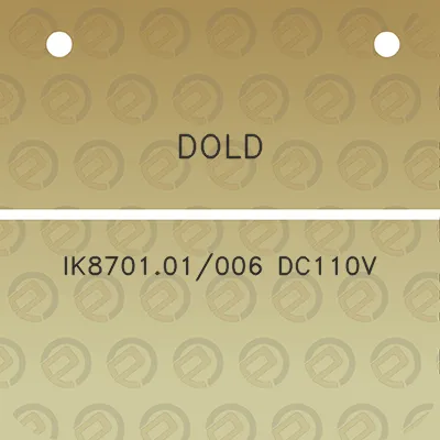 dold-ik870101006-dc110v