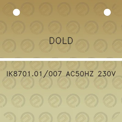 dold-ik870101007-ac50hz-230v