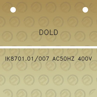 dold-ik870101007-ac50hz-400v