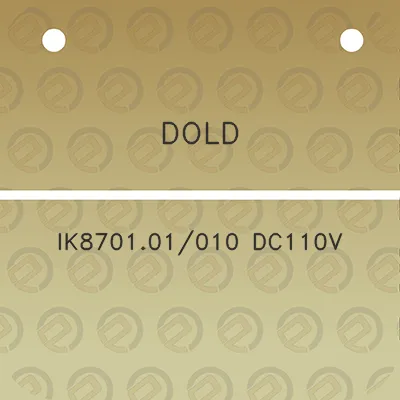 dold-ik870101010-dc110v