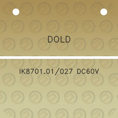 dold-ik870101027-dc60v