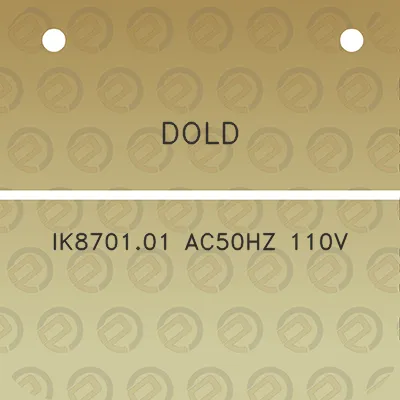 dold-ik870101-ac50hz-110v