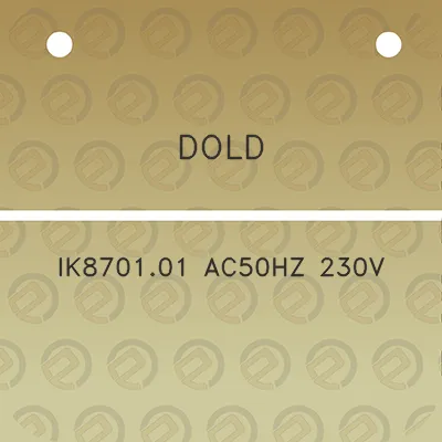 dold-ik870101-ac50hz-230v