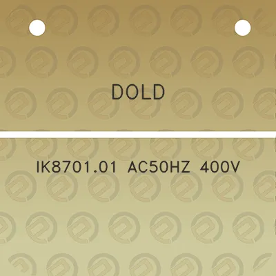 dold-ik870101-ac50hz-400v