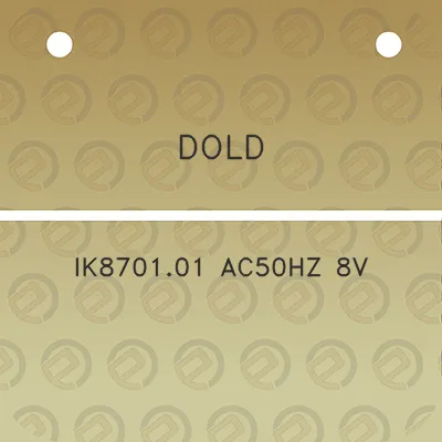 dold-ik870101-ac50hz-8v