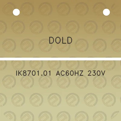 dold-ik870101-ac60hz-230v