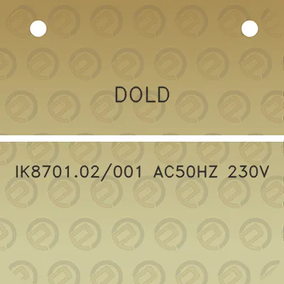 dold-ik870102001-ac50hz-230v