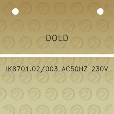 dold-ik870102003-ac50hz-230v