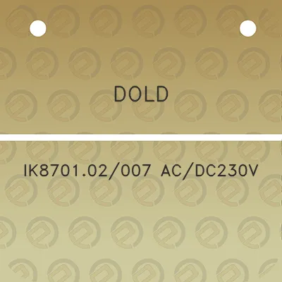 dold-ik870102007-acdc230v