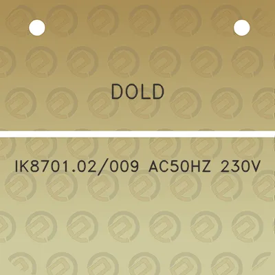 dold-ik870102009-ac50hz-230v