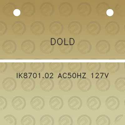 dold-ik870102-ac50hz-127v