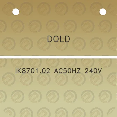 dold-ik870102-ac50hz-240v