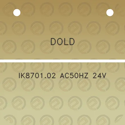 dold-ik870102-ac50hz-24v