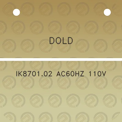 dold-ik870102-ac60hz-110v